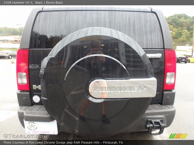 Black / Ebony Black 2008 Hummer H3 X