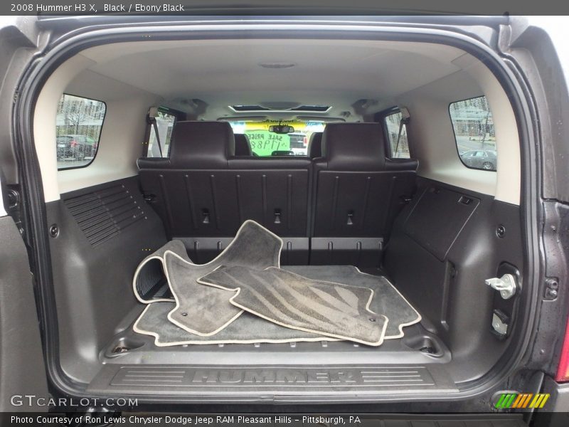 Black / Ebony Black 2008 Hummer H3 X