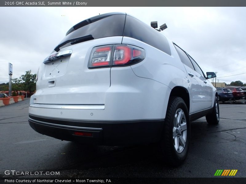 Summit White / Ebony 2016 GMC Acadia SLE