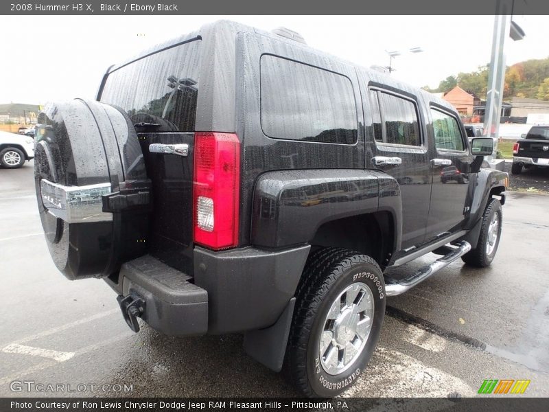 Black / Ebony Black 2008 Hummer H3 X