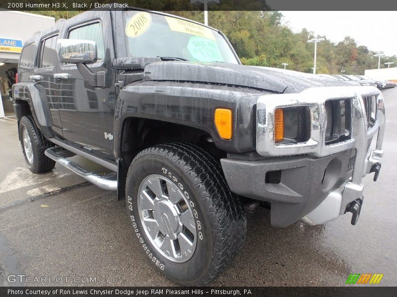 Black / Ebony Black 2008 Hummer H3 X