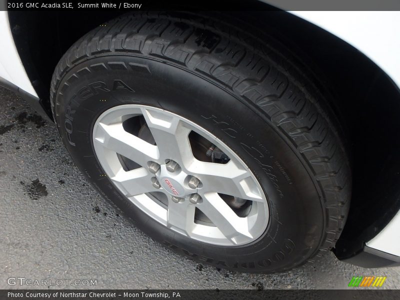 Summit White / Ebony 2016 GMC Acadia SLE