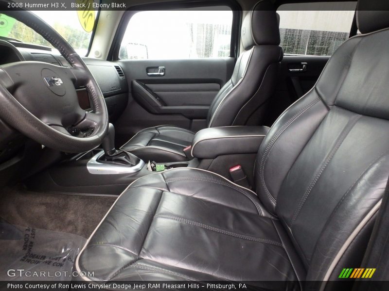 Black / Ebony Black 2008 Hummer H3 X