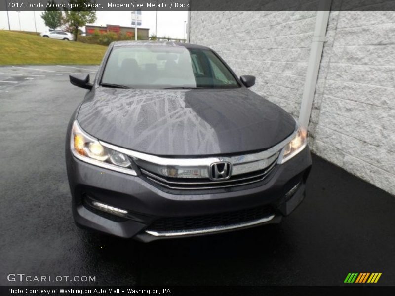 Modern Steel Metallic / Black 2017 Honda Accord Sport Sedan
