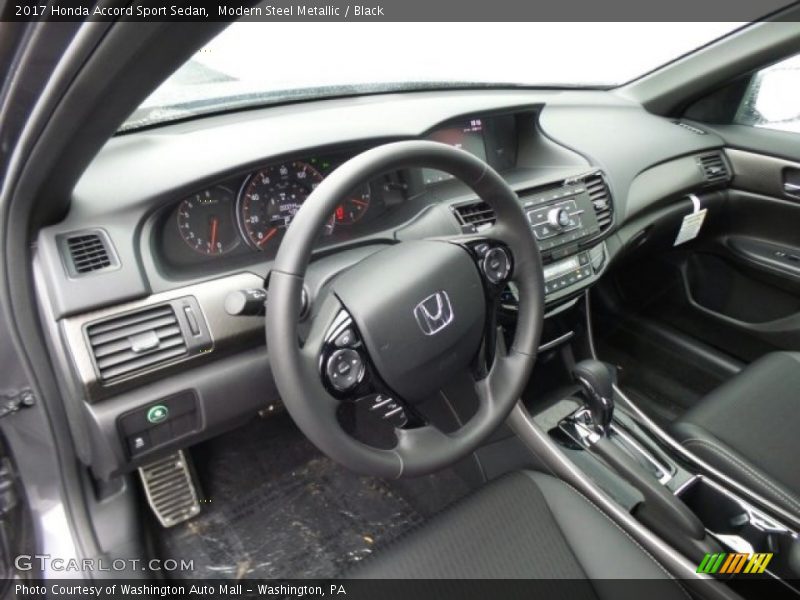 Modern Steel Metallic / Black 2017 Honda Accord Sport Sedan