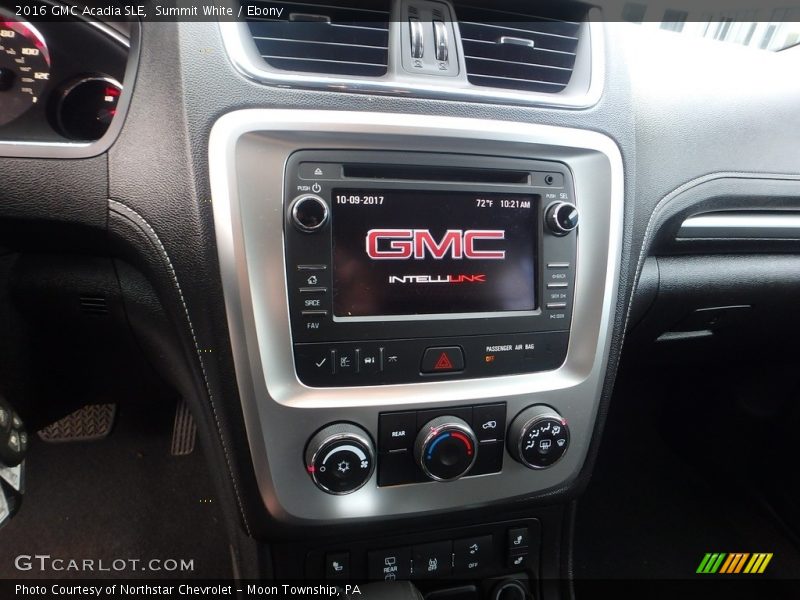 Summit White / Ebony 2016 GMC Acadia SLE