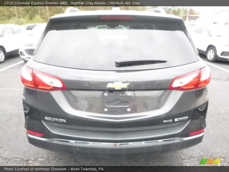 Nightfall Gray Metallic / Medium Ash Gray 2018 Chevrolet Equinox Premier AWD