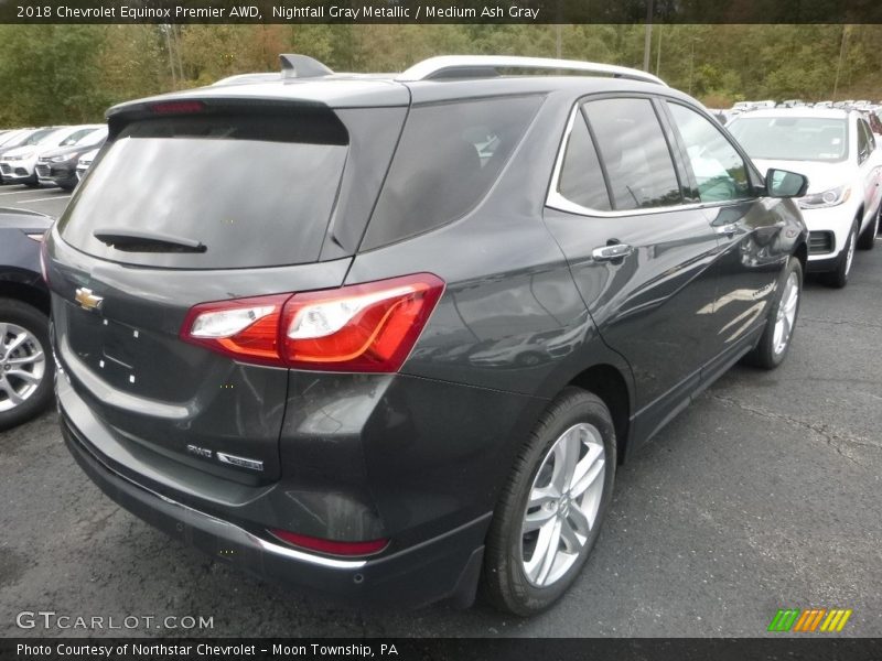 Nightfall Gray Metallic / Medium Ash Gray 2018 Chevrolet Equinox Premier AWD