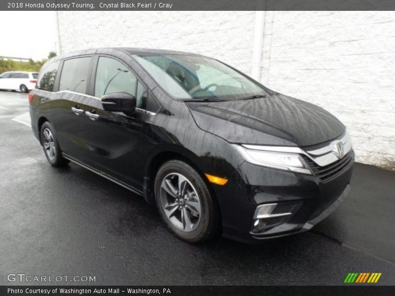 Crystal Black Pearl / Gray 2018 Honda Odyssey Touring