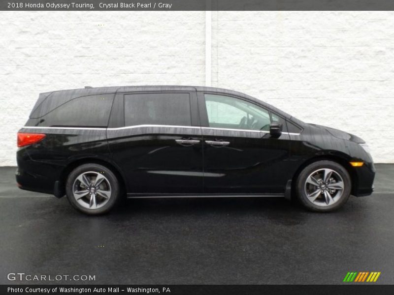 Crystal Black Pearl / Gray 2018 Honda Odyssey Touring