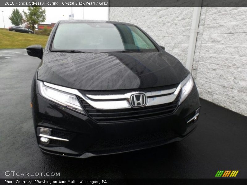 Crystal Black Pearl / Gray 2018 Honda Odyssey Touring