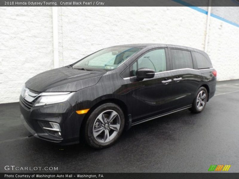 Crystal Black Pearl / Gray 2018 Honda Odyssey Touring