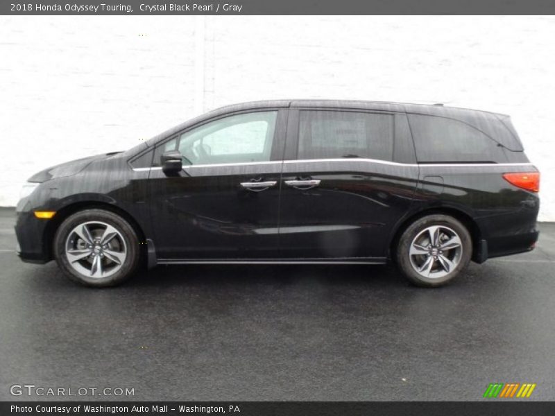 Crystal Black Pearl / Gray 2018 Honda Odyssey Touring