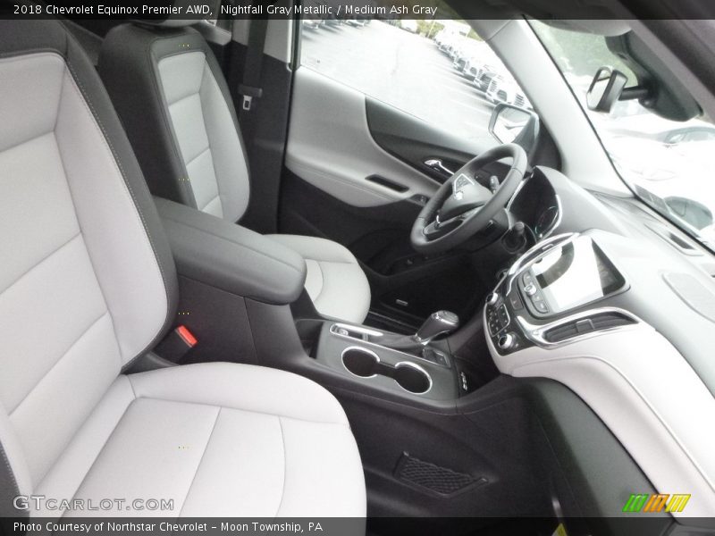 Nightfall Gray Metallic / Medium Ash Gray 2018 Chevrolet Equinox Premier AWD