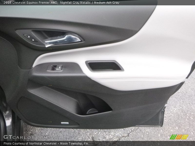 Nightfall Gray Metallic / Medium Ash Gray 2018 Chevrolet Equinox Premier AWD