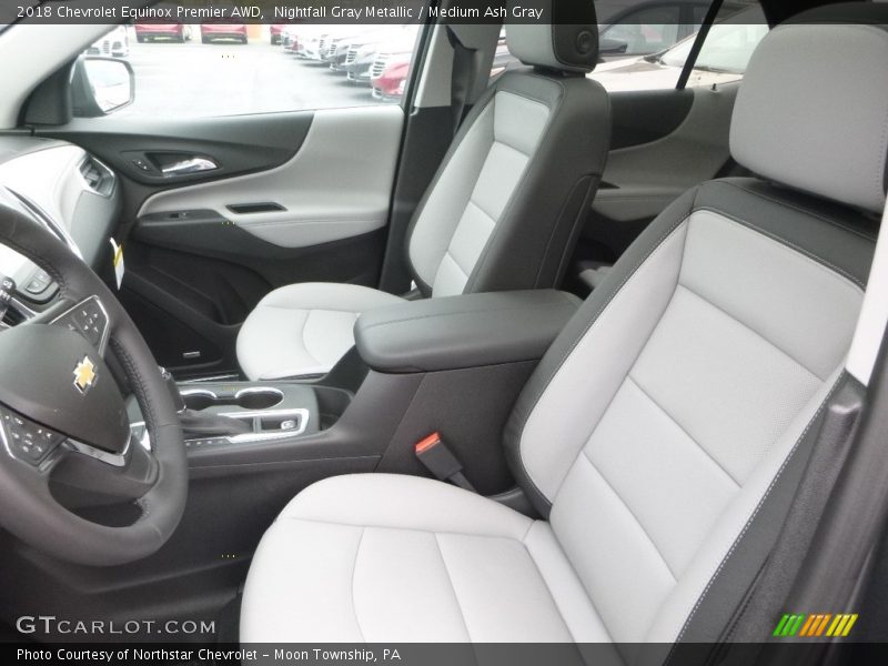 Nightfall Gray Metallic / Medium Ash Gray 2018 Chevrolet Equinox Premier AWD
