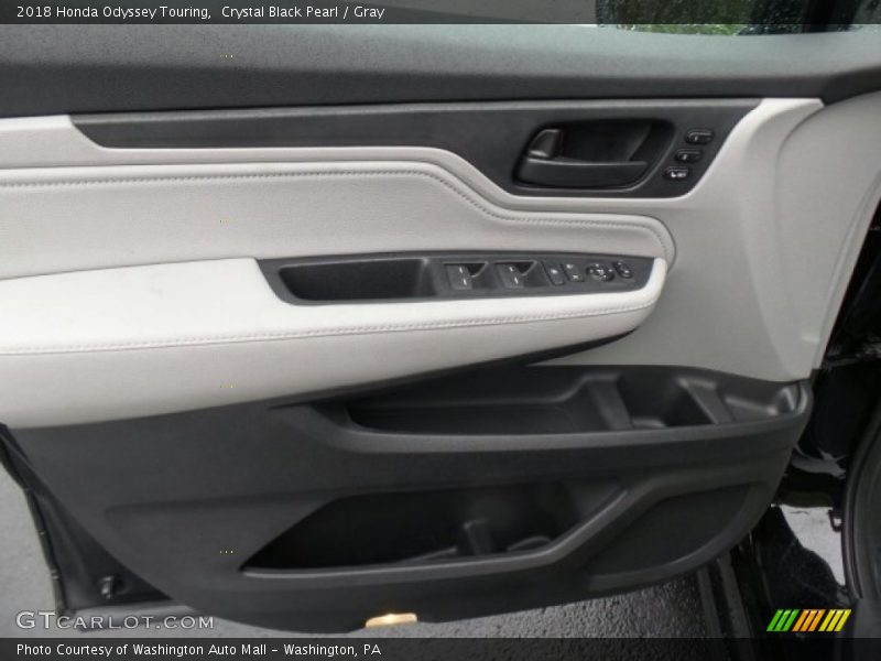 Crystal Black Pearl / Gray 2018 Honda Odyssey Touring