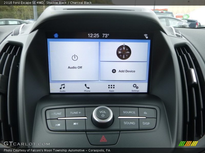 Shadow Black / Charcoal Black 2018 Ford Escape SE 4WD