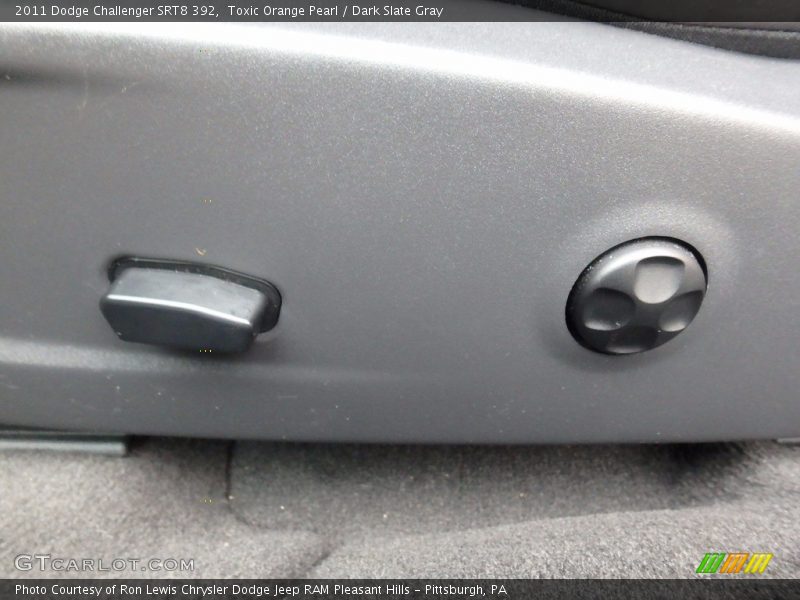 Toxic Orange Pearl / Dark Slate Gray 2011 Dodge Challenger SRT8 392