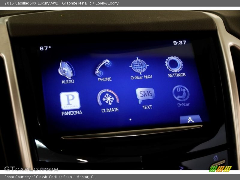 Graphite Metallic / Ebony/Ebony 2015 Cadillac SRX Luxury AWD