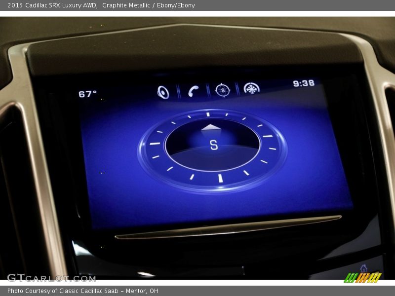 Graphite Metallic / Ebony/Ebony 2015 Cadillac SRX Luxury AWD