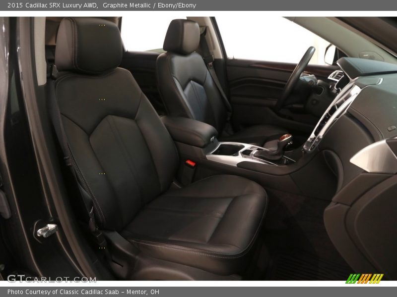Graphite Metallic / Ebony/Ebony 2015 Cadillac SRX Luxury AWD