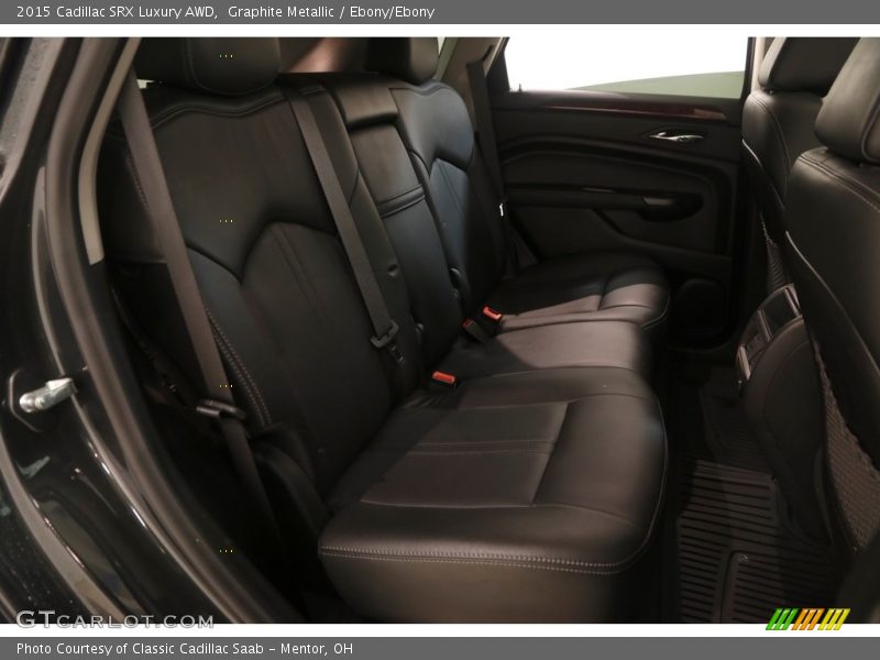 Graphite Metallic / Ebony/Ebony 2015 Cadillac SRX Luxury AWD