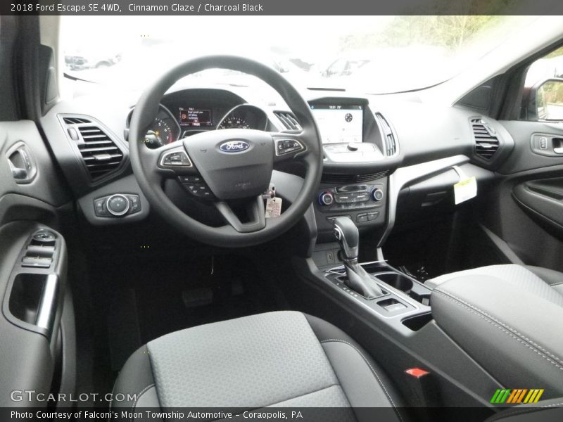  2018 Escape SE 4WD Charcoal Black Interior