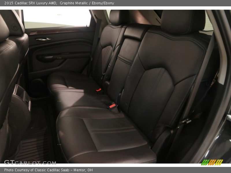 Graphite Metallic / Ebony/Ebony 2015 Cadillac SRX Luxury AWD