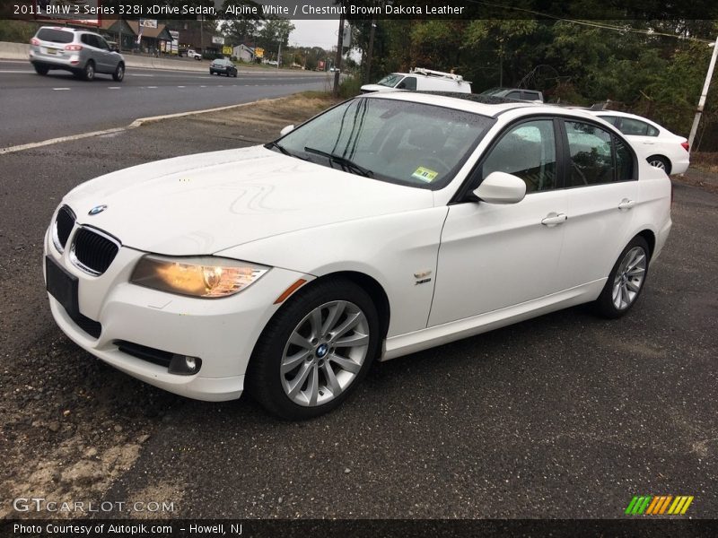 Alpine White / Chestnut Brown Dakota Leather 2011 BMW 3 Series 328i xDrive Sedan