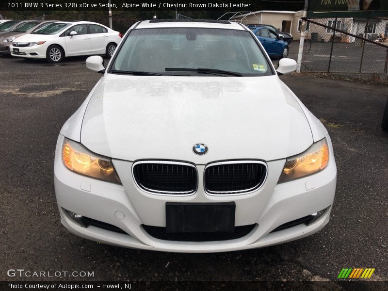 Alpine White / Chestnut Brown Dakota Leather 2011 BMW 3 Series 328i xDrive Sedan