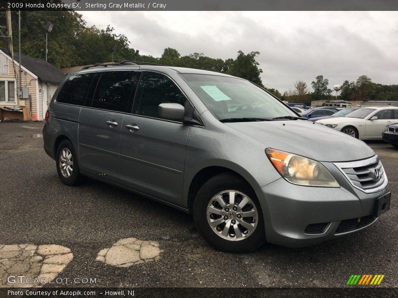 Sterling Gray Metallic / Gray 2009 Honda Odyssey EX