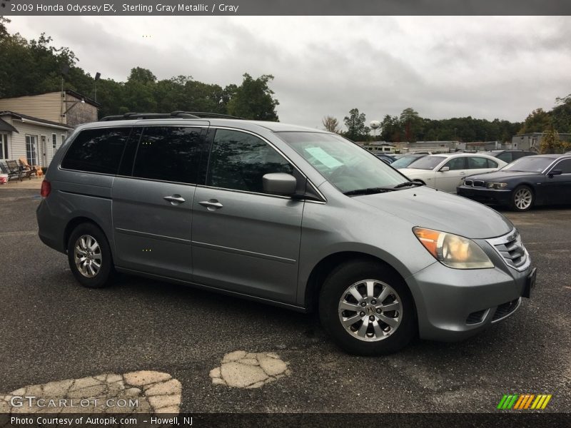 Sterling Gray Metallic / Gray 2009 Honda Odyssey EX