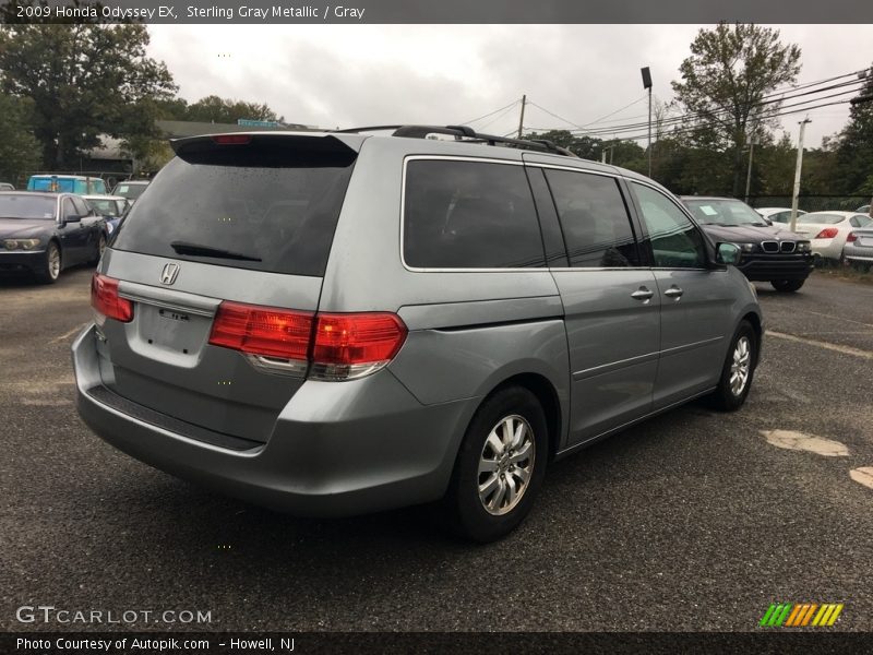 Sterling Gray Metallic / Gray 2009 Honda Odyssey EX