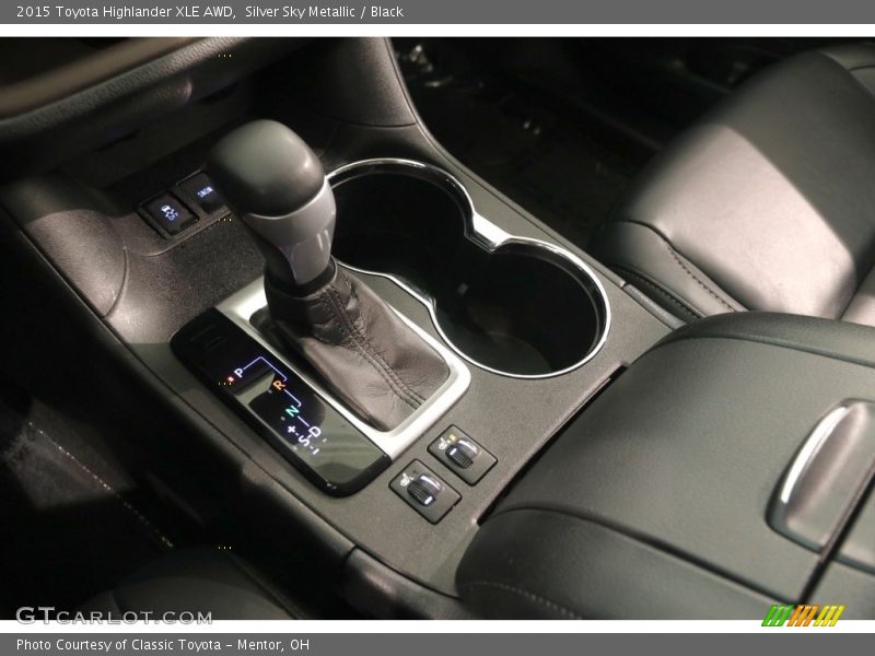 Silver Sky Metallic / Black 2015 Toyota Highlander XLE AWD