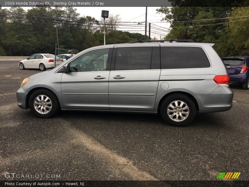 Sterling Gray Metallic / Gray 2009 Honda Odyssey EX