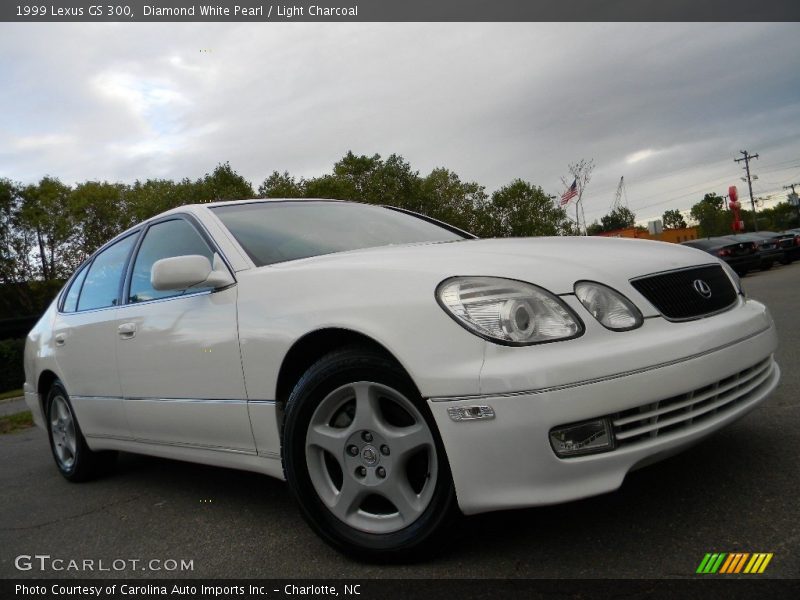 Diamond White Pearl / Light Charcoal 1999 Lexus GS 300