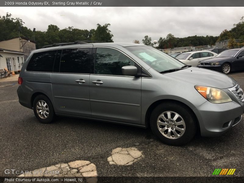 Sterling Gray Metallic / Gray 2009 Honda Odyssey EX