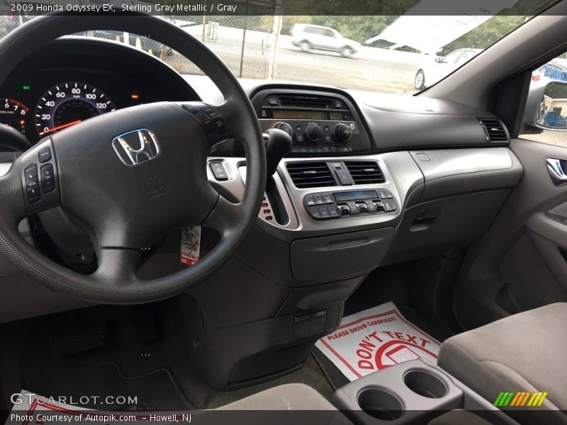 Sterling Gray Metallic / Gray 2009 Honda Odyssey EX