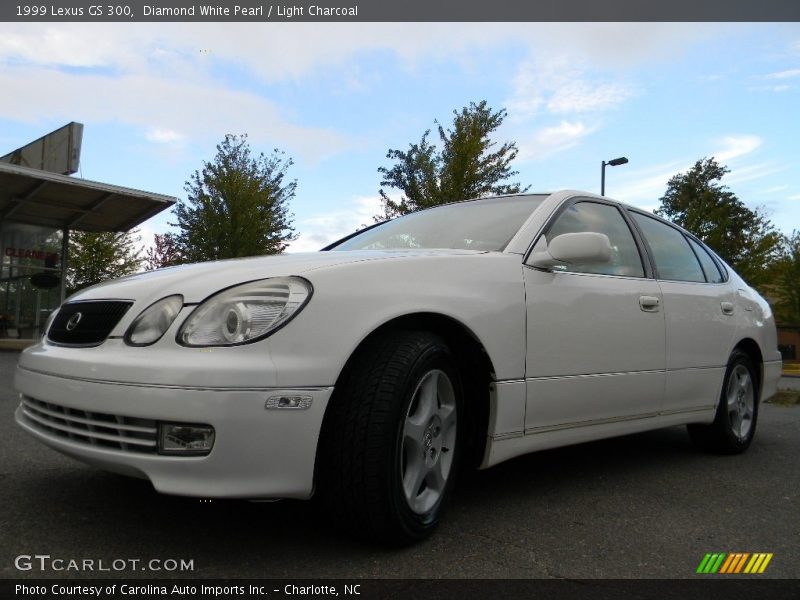 Diamond White Pearl / Light Charcoal 1999 Lexus GS 300