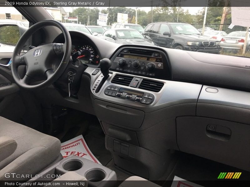 Sterling Gray Metallic / Gray 2009 Honda Odyssey EX