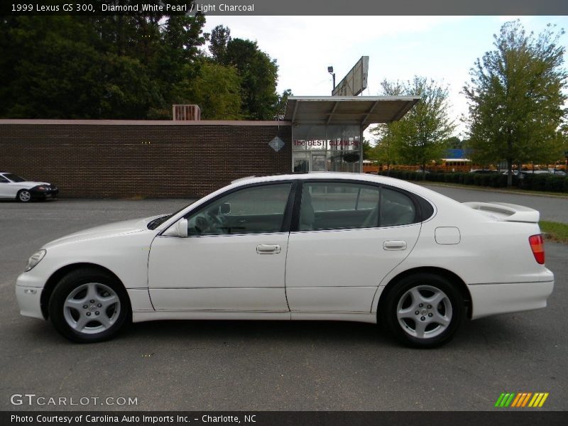 Diamond White Pearl / Light Charcoal 1999 Lexus GS 300