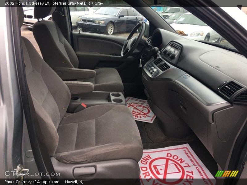 Sterling Gray Metallic / Gray 2009 Honda Odyssey EX