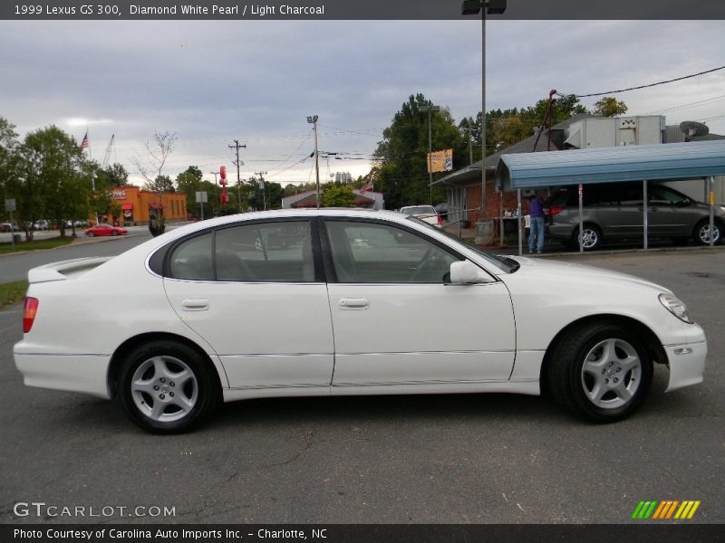 Diamond White Pearl / Light Charcoal 1999 Lexus GS 300