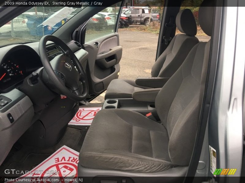 Sterling Gray Metallic / Gray 2009 Honda Odyssey EX
