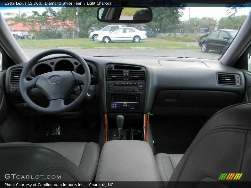 Diamond White Pearl / Light Charcoal 1999 Lexus GS 300