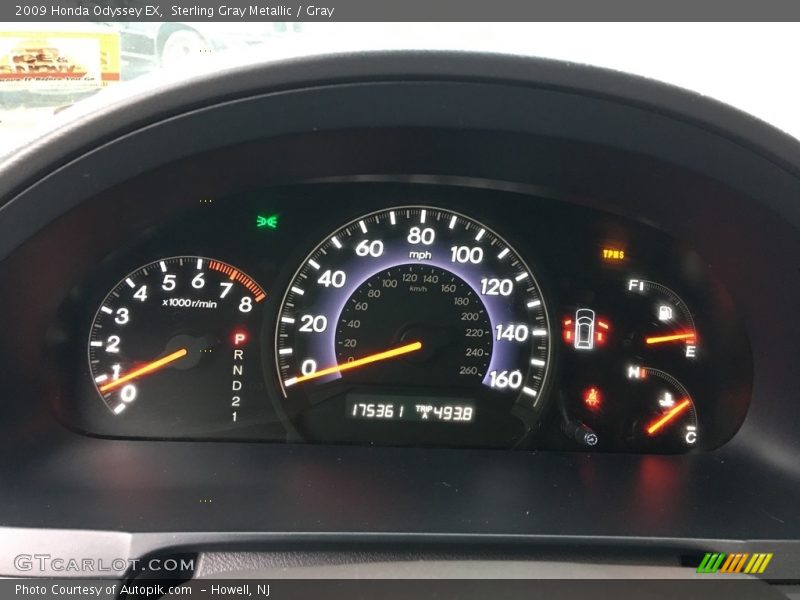 Sterling Gray Metallic / Gray 2009 Honda Odyssey EX