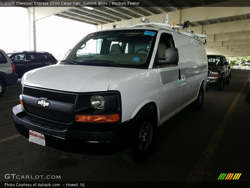 Summit White / Medium Pewter 2008 Chevrolet Express 1500 Cargo Van