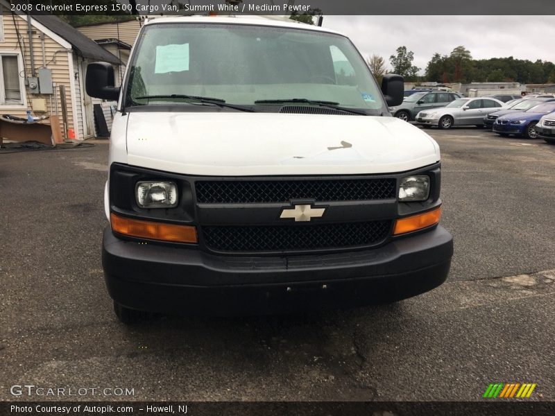 Summit White / Medium Pewter 2008 Chevrolet Express 1500 Cargo Van