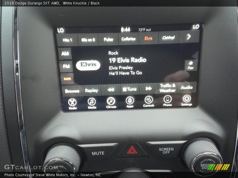 White Knuckle / Black 2018 Dodge Durango SXT AWD